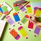 60 Pack Pencils Cut Outs Colorful Name Tags for Classroom Bulletin Board Locker Decor (Rainbow) 6 x 2.5 cm